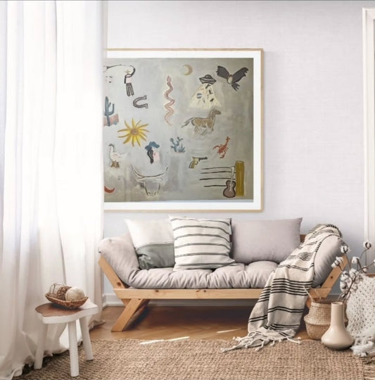"Western" Print
