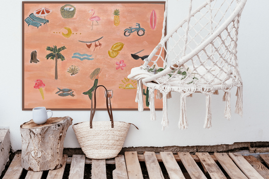 "Pink Summer" Print